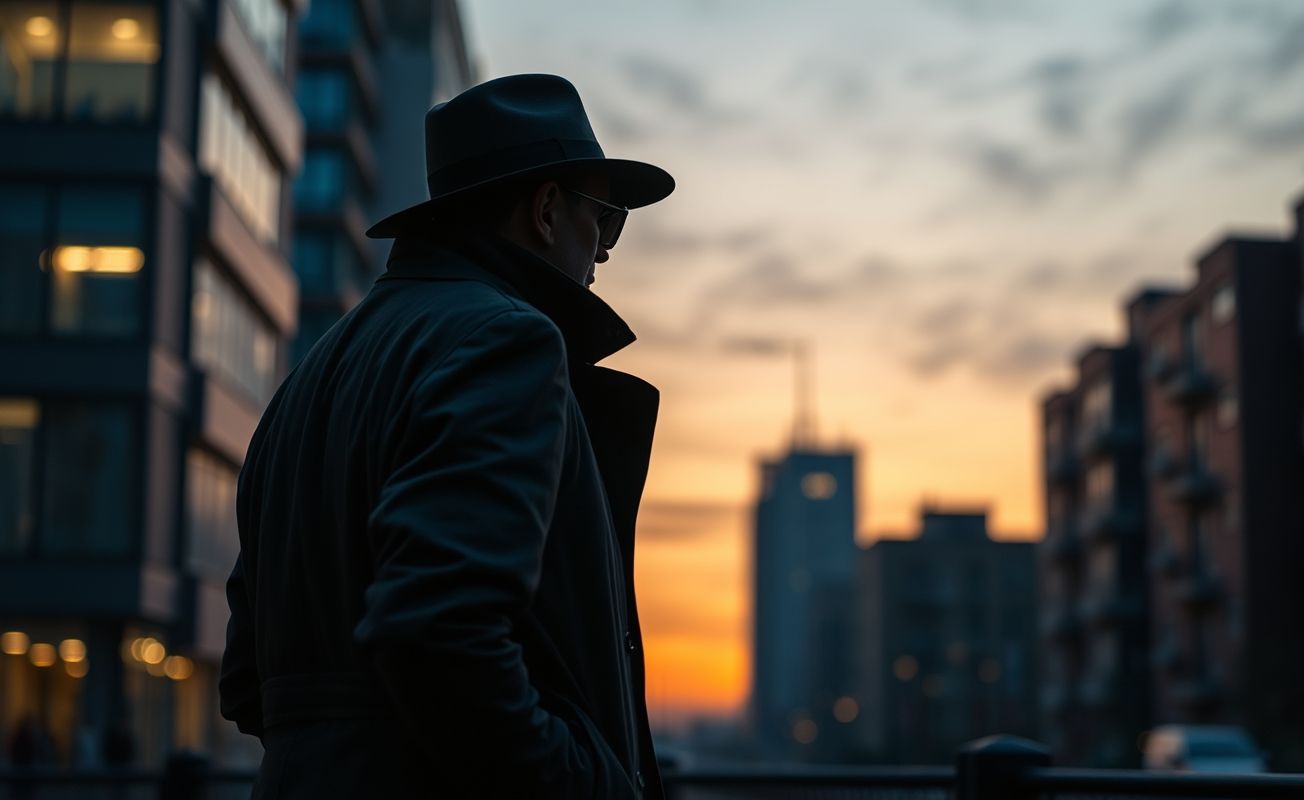 detetive particular em trabalho de investigação