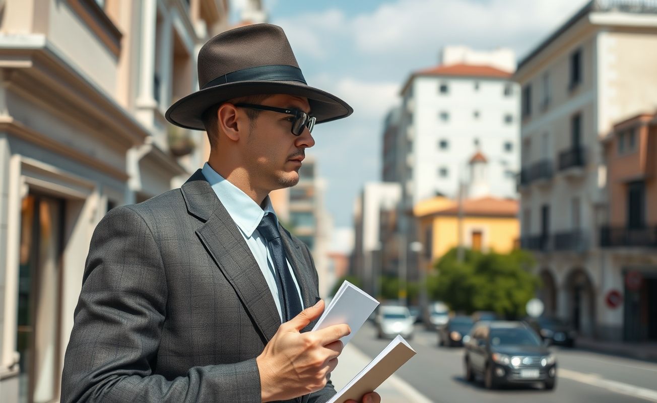 Detetive particular trabalhando em Bauru