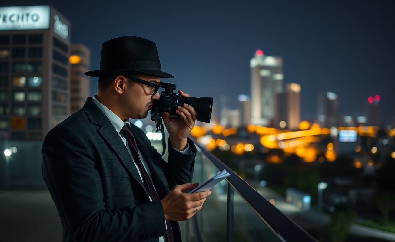 Detetive particular trabalhando em Belo Horizonte