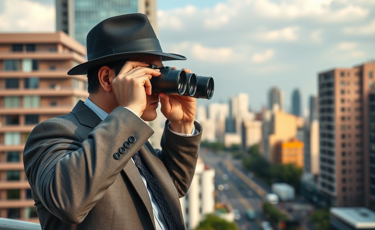 Detetive particular trabalhando em BH