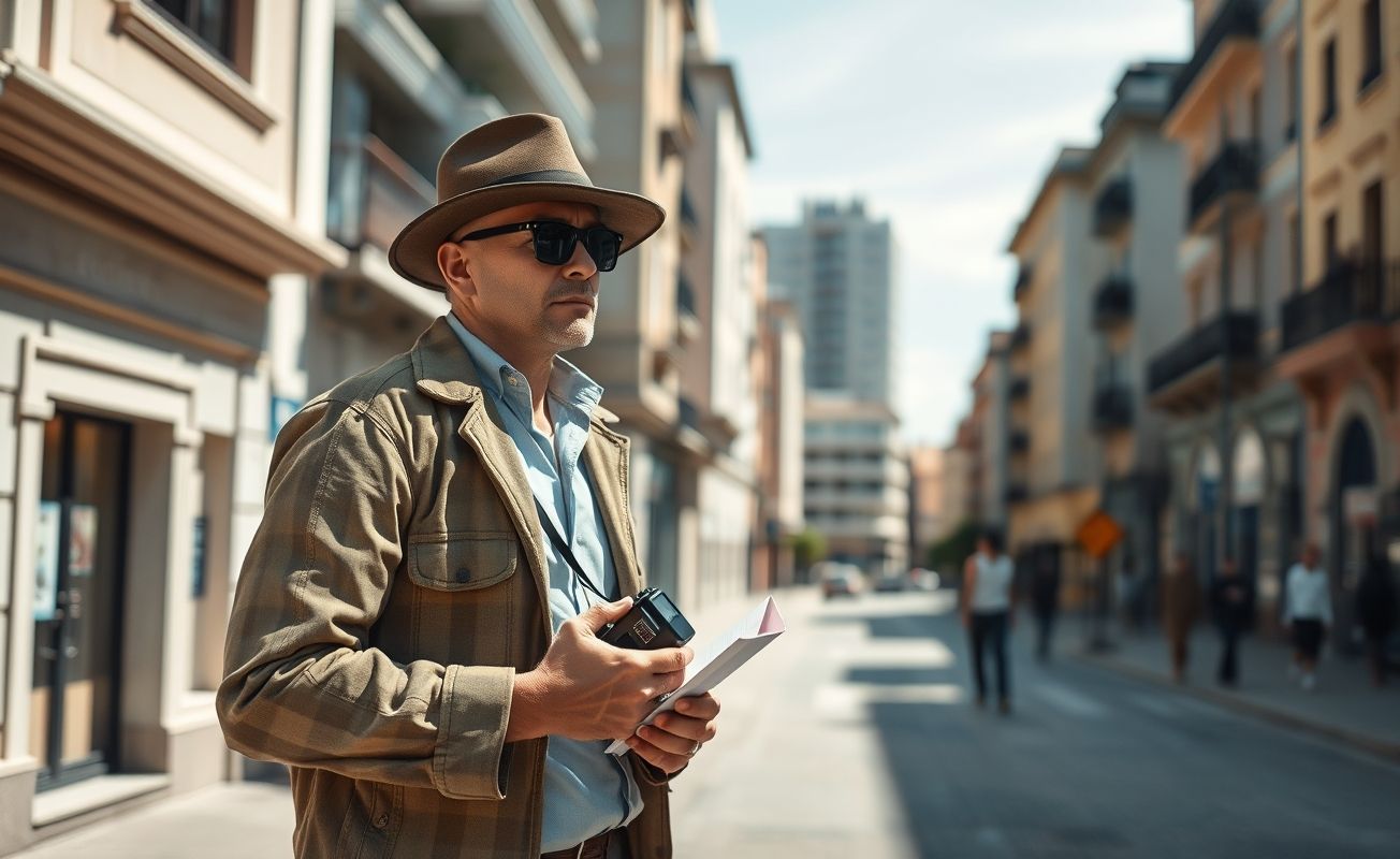 Detetive particular trabalhando em Fortaleza