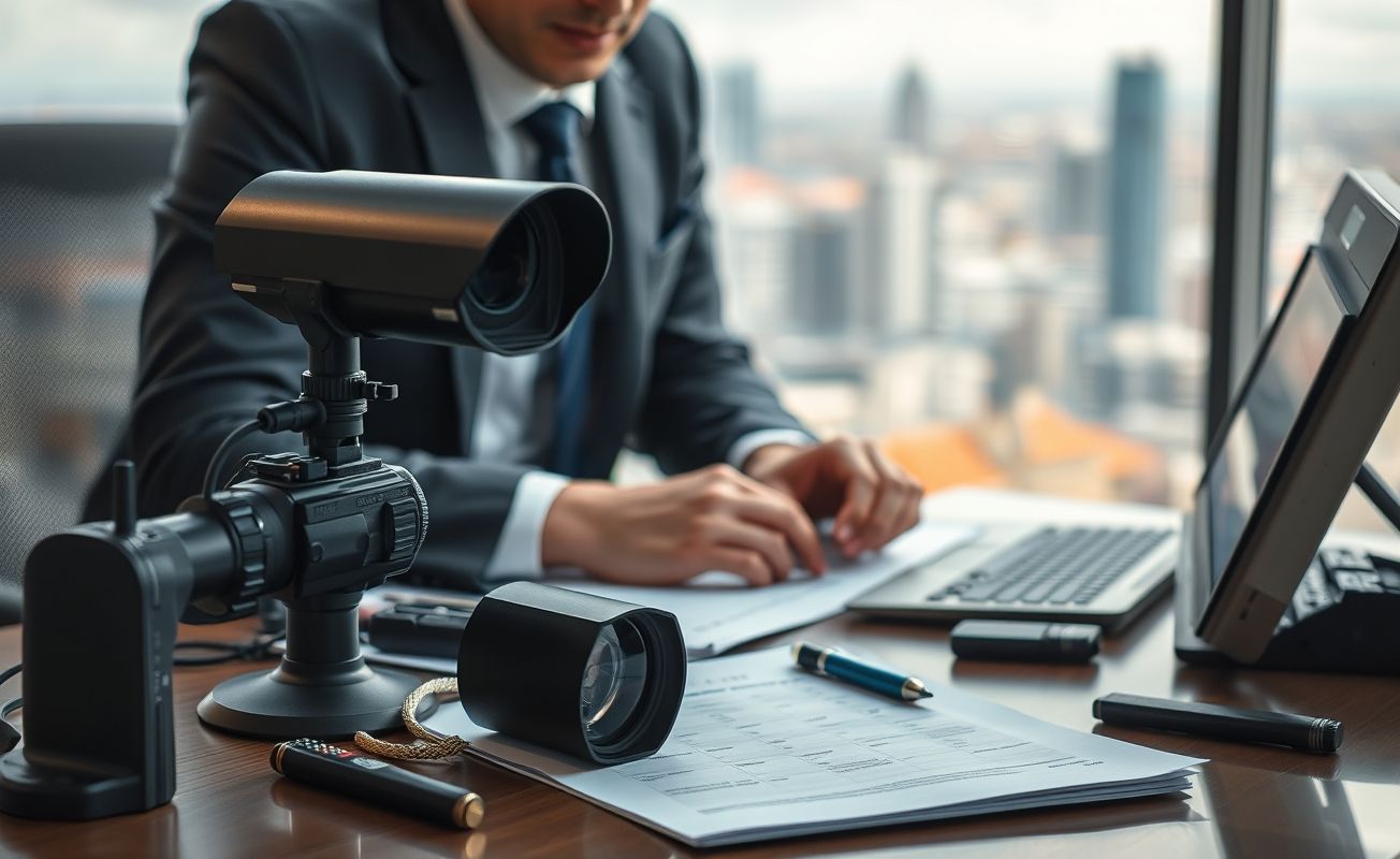 Detetive particular trabalhando em Fortaleza