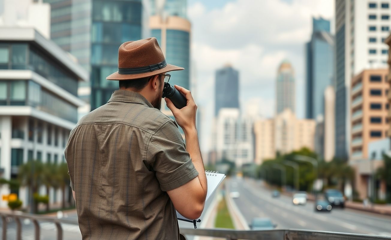 Detetive particular trabalhando em Goiânia