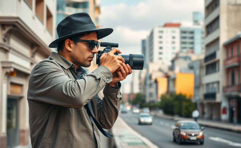 Detetive particular trabalhando em João Pessoa