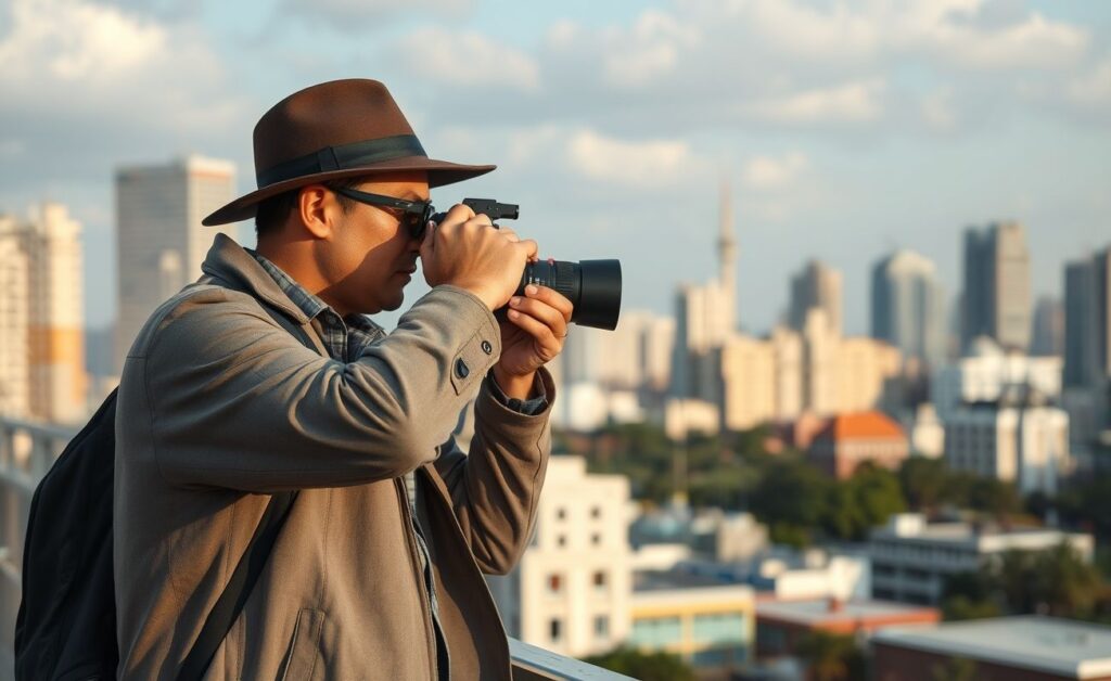 Detetive particular trabalhando em João Pessoa