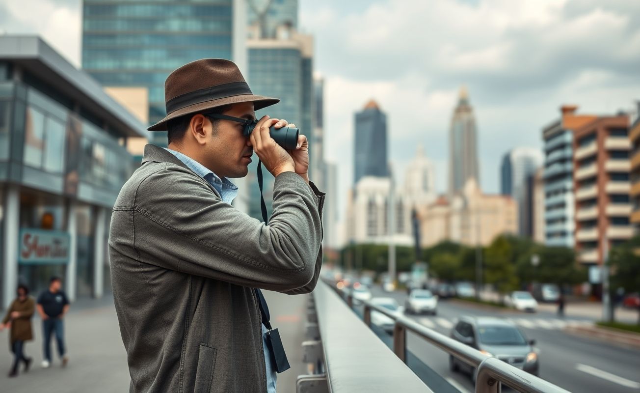 Detetive particular em ação na cidade de Joinville