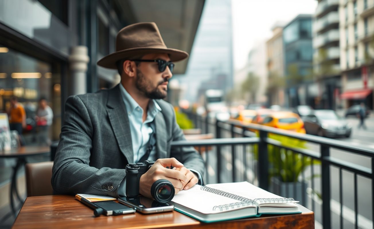 Detetive particular trabalhando discretamente em Joinville