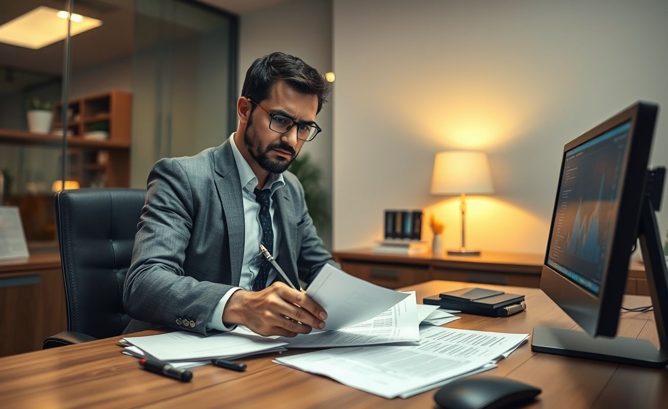 Detetive particular trabalhando em escritório em Londrina