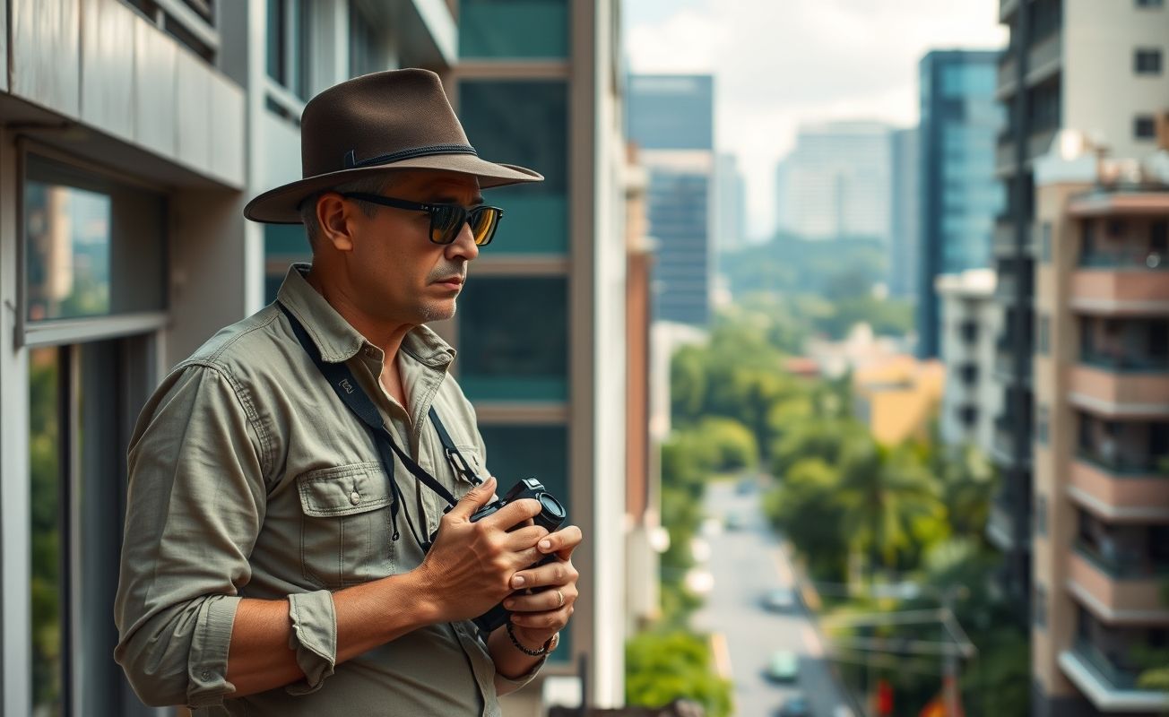 Detetive particular trabalhando em Manaus