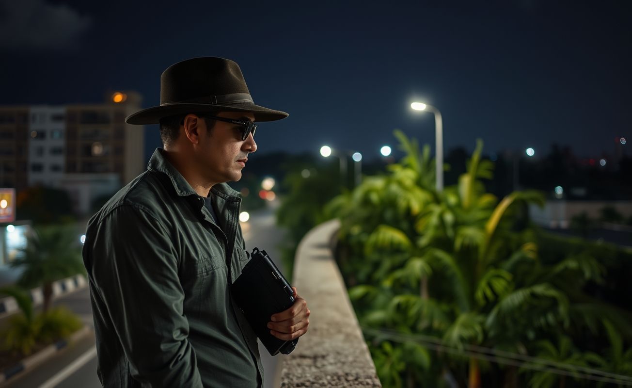 Detetive particular trabalhando em Manaus