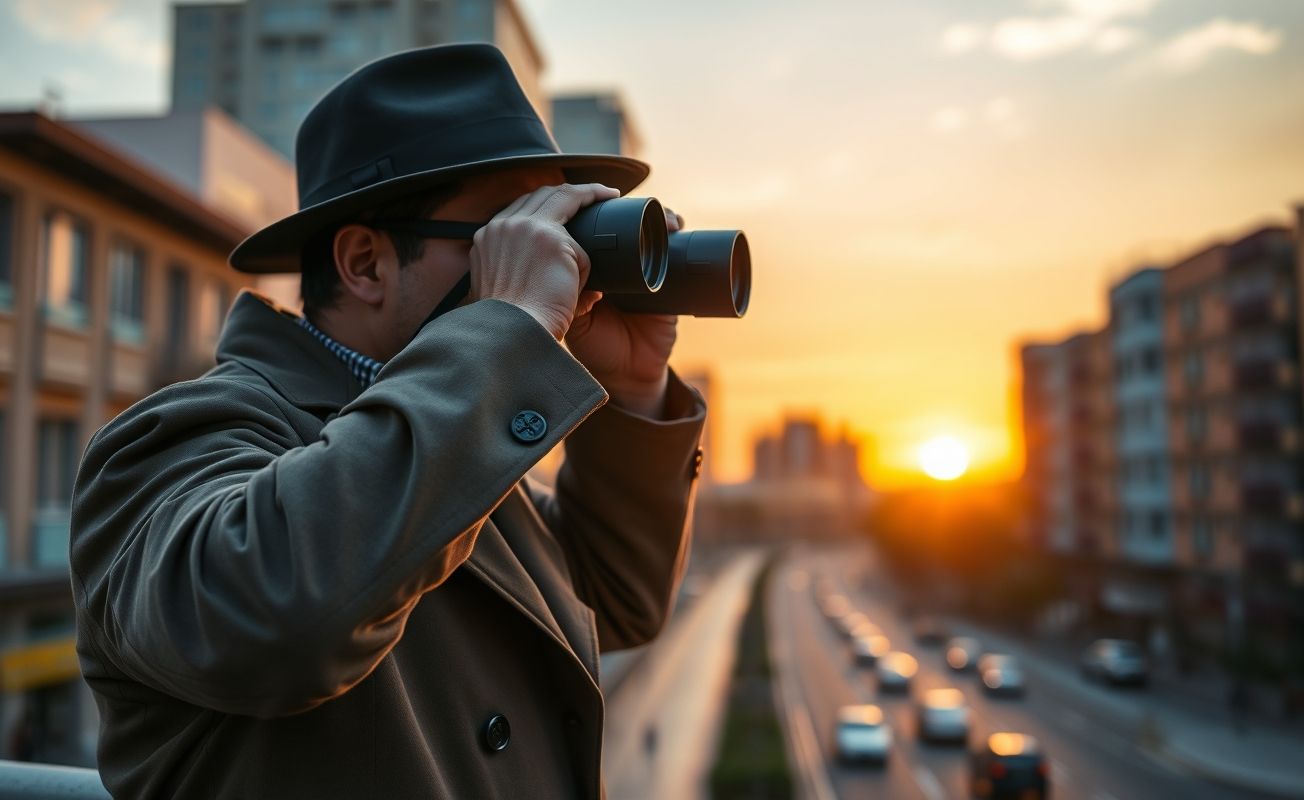 Detetive particular trabalhando em Maringá