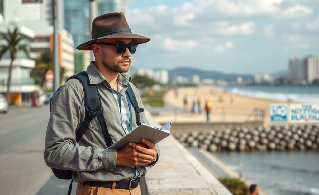 Detetive particular realizando observação profissional em Natal