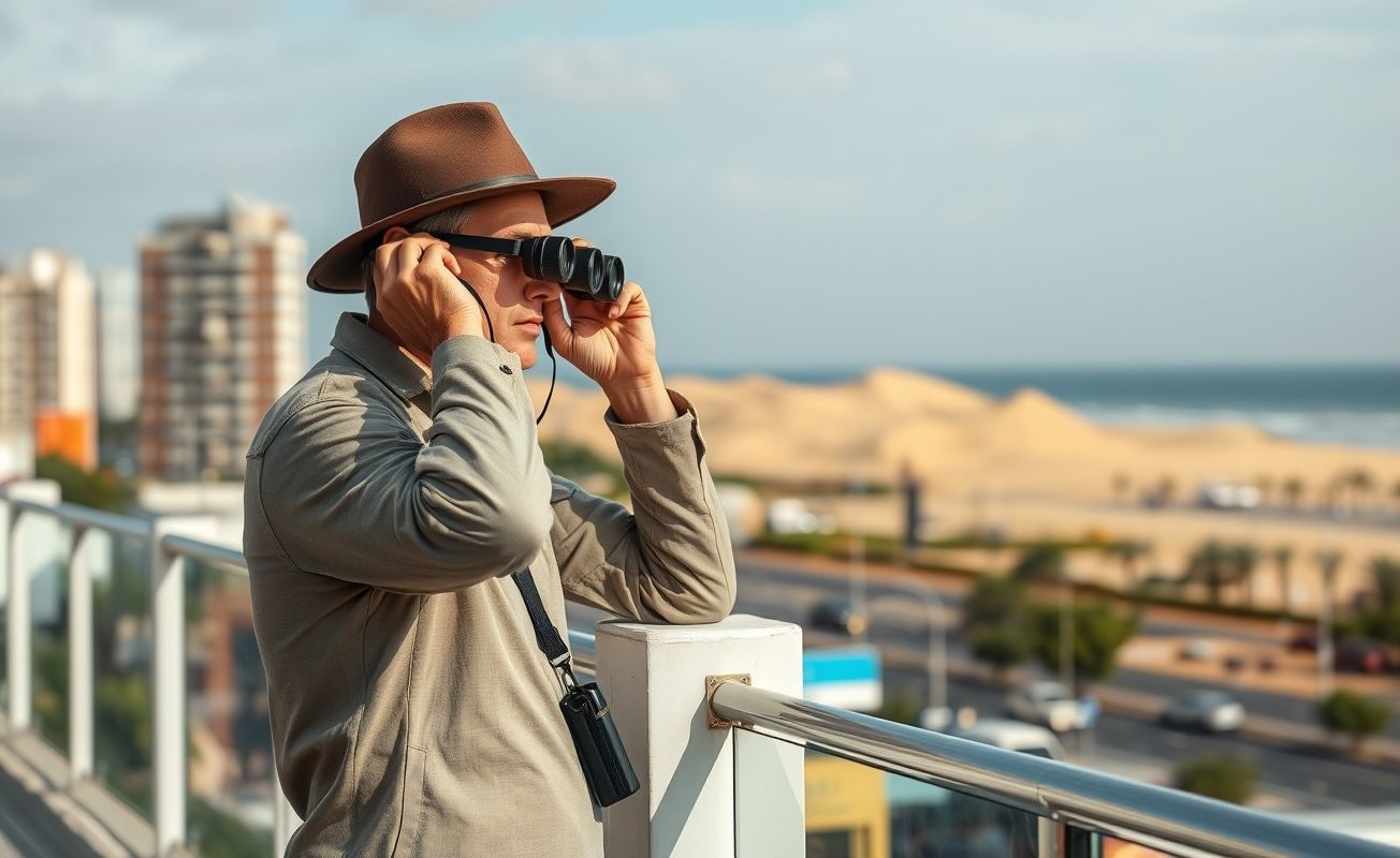 Detetive particular realizando investigação em Natal RN