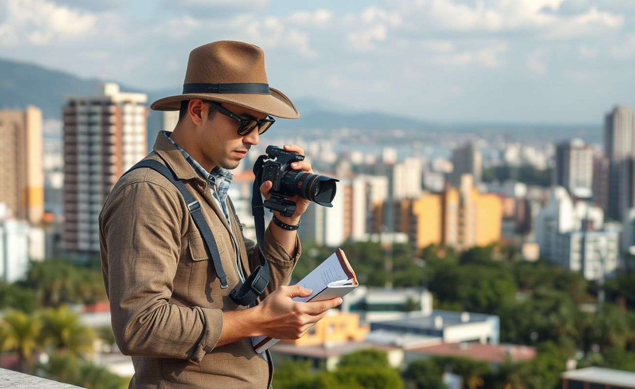 Detetive particular trabalhando em Recife