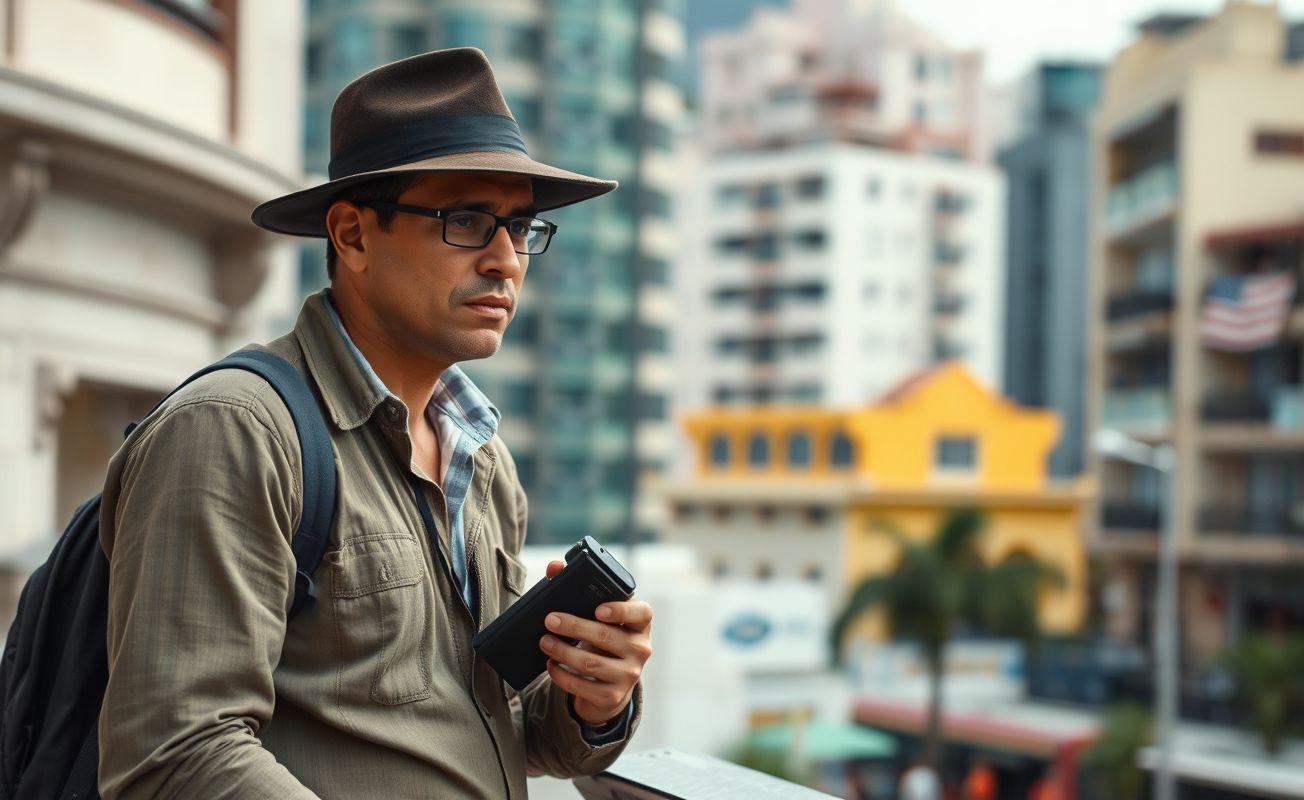 Detetive particular realizando trabalho de investigação no RJ