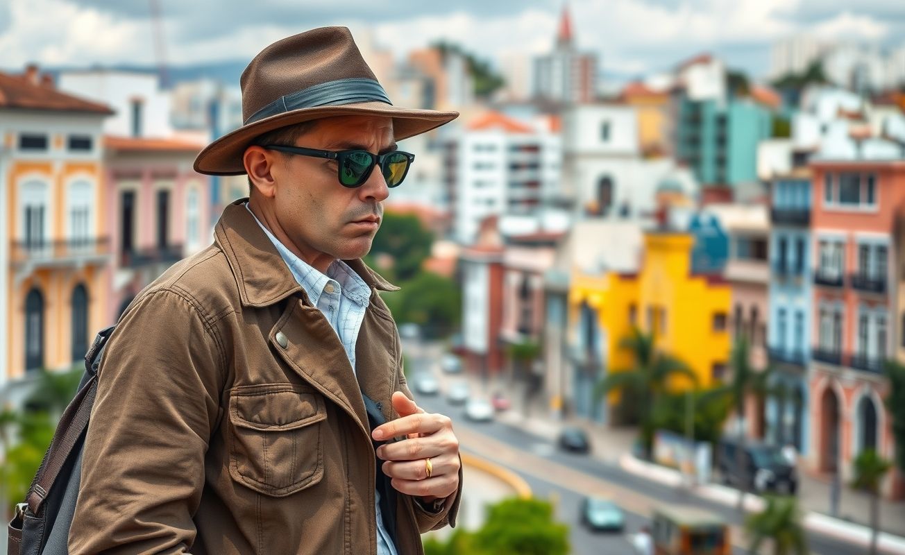 Detetive particular trabalhando em Salvador