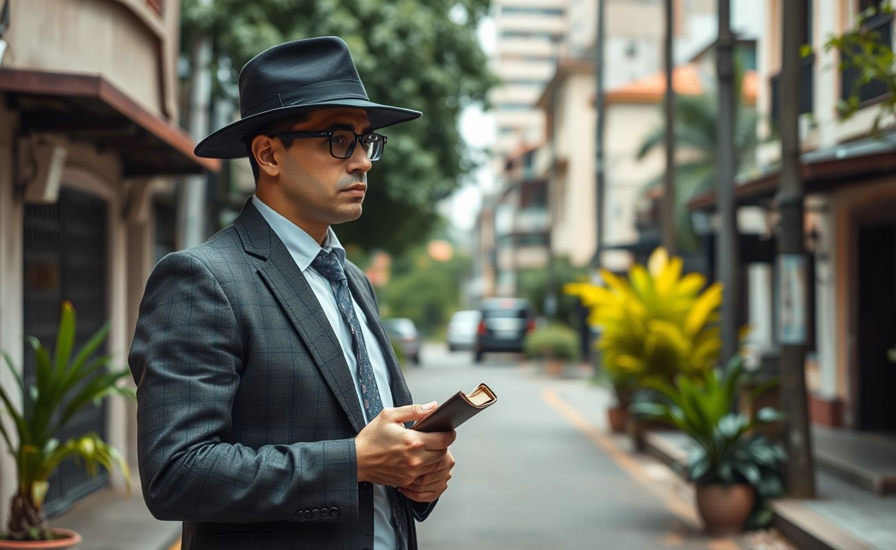 Detetive particular trabalhando em Teresina