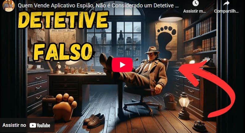 Detetive particular explicando a diferença entre investigação profissional e venda de aplicativo espião