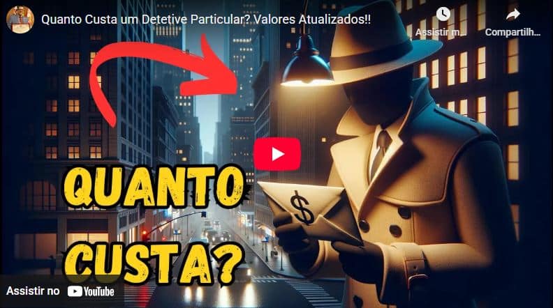 Detetive particular explicando quanto custa uma investigação com sigilo profissional