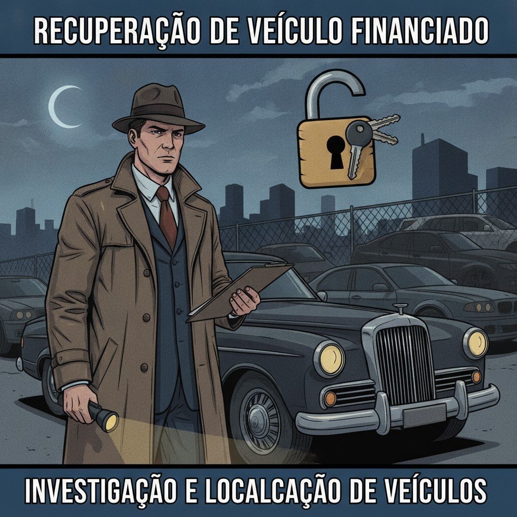 Imagem de um veículo repassado não pago, com detalhes sobre recuperação de veículos financiados.