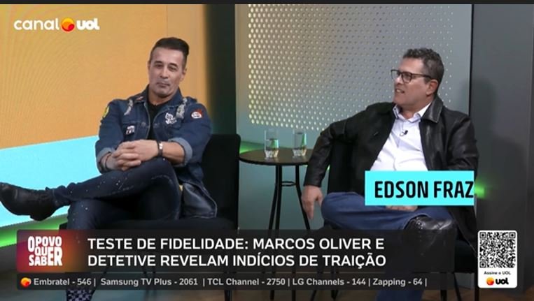 Traição: Marcos Oliver e Detetives 007 – Entrevista no programa "O Povo Quer Saber"